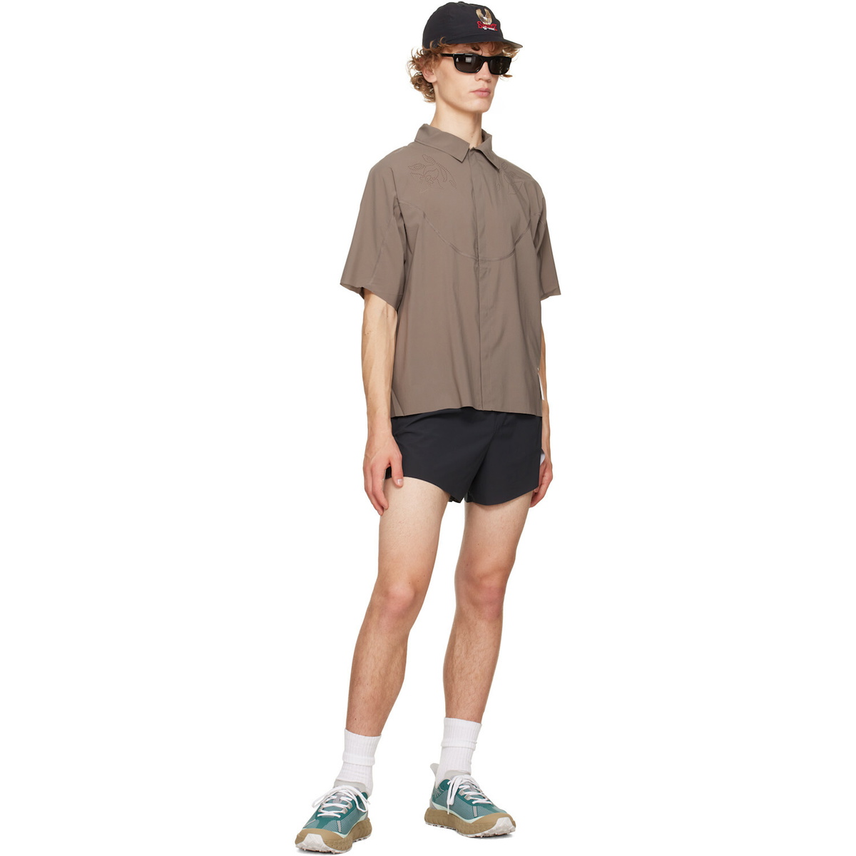 Satisfy Taupe PeaceShell River Short Sleeves Shirt