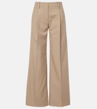 Proenza Schouler Halima wool-blend gabardine wide-leg pants