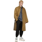 A. A. Spectrum Tan Hobo Trench Coat