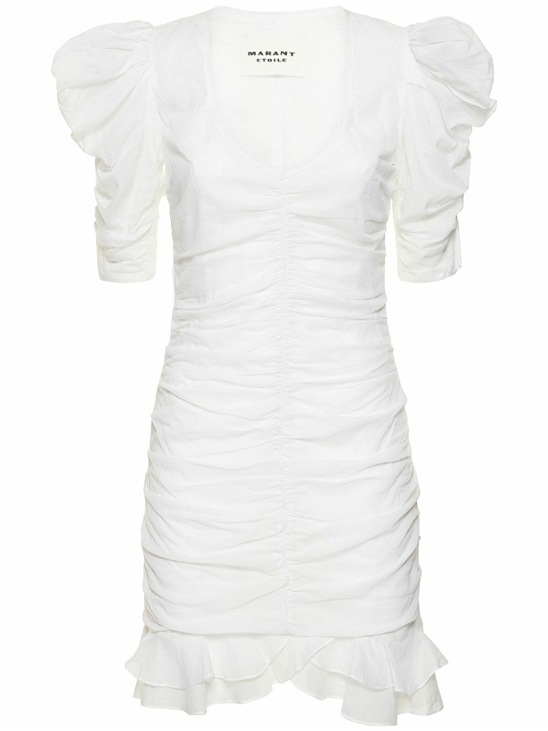 Photo: MARANT ETOILE Sireny Cotton Voile Mini Dress