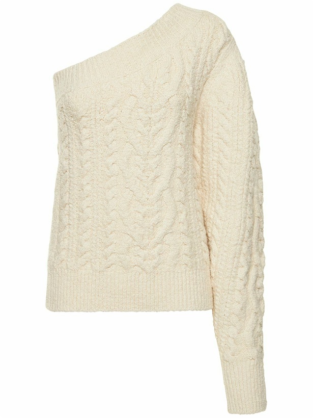 Photo: ISABEL MARANT - Blaine One Sleeve Cotton Blend Sweater