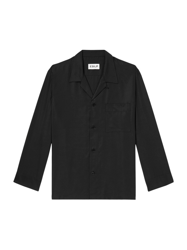 Photo: CDLP - Camp-Collar Lyocell Pyjama Shirt - Black