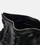 McQueen Manta Small leather shoulder bag