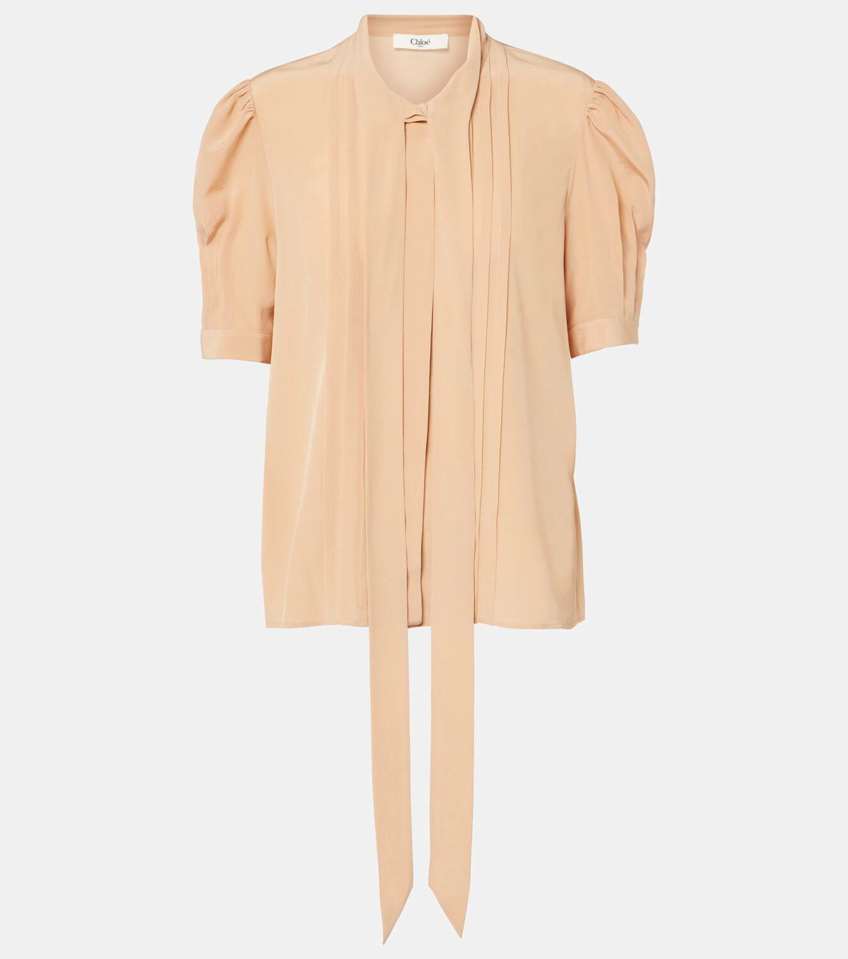 Chloé Lavallière silk crêpe de chine blouse