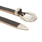Molebo M2438 Belt in Cracked Black