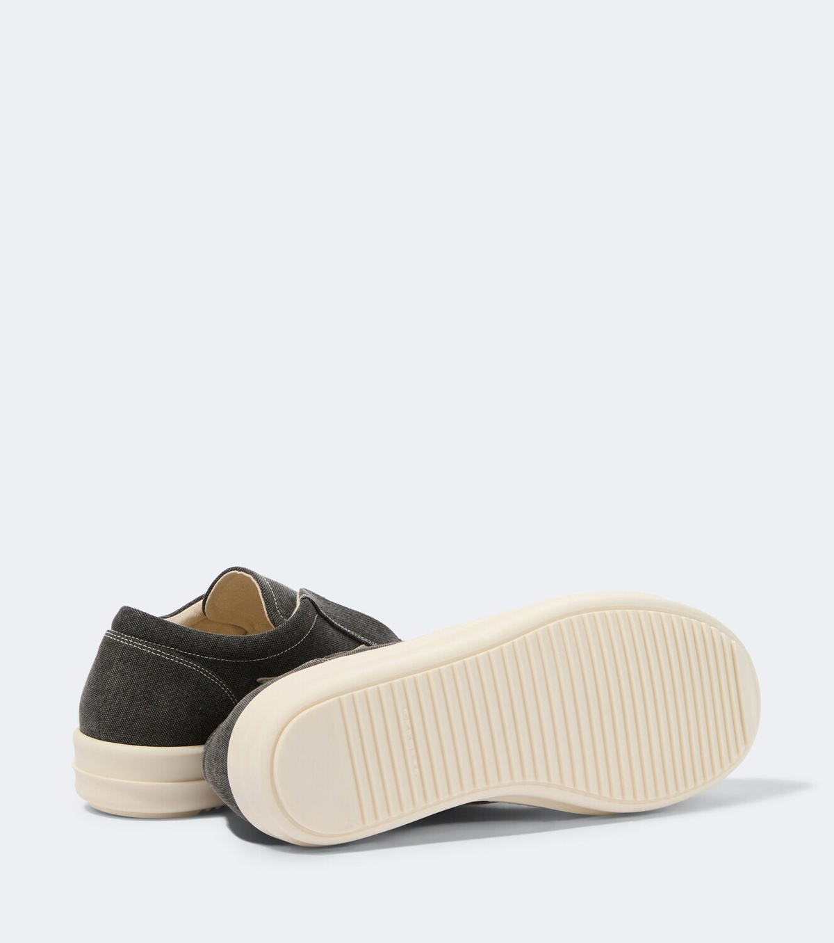 Rick Owens DRKSHDW suede-trimmed slip-on shoes