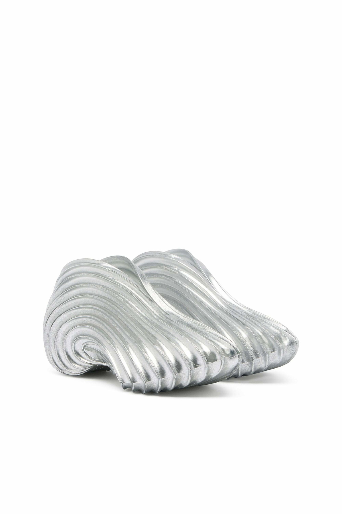 Diesel Slip-on sneaker in Melflex - Sneakers - Unisex - Silver