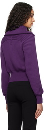 High Sport Purple Chester Sweater