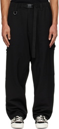 Y-3 Black Wool Utility Cargo Pants