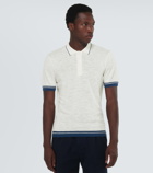 Orlebar Brown Maranon cotton and linen-blend polo shirt