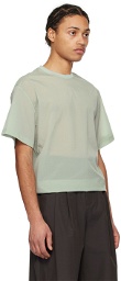 AMOMENTO Green Drawstring T-Shirt