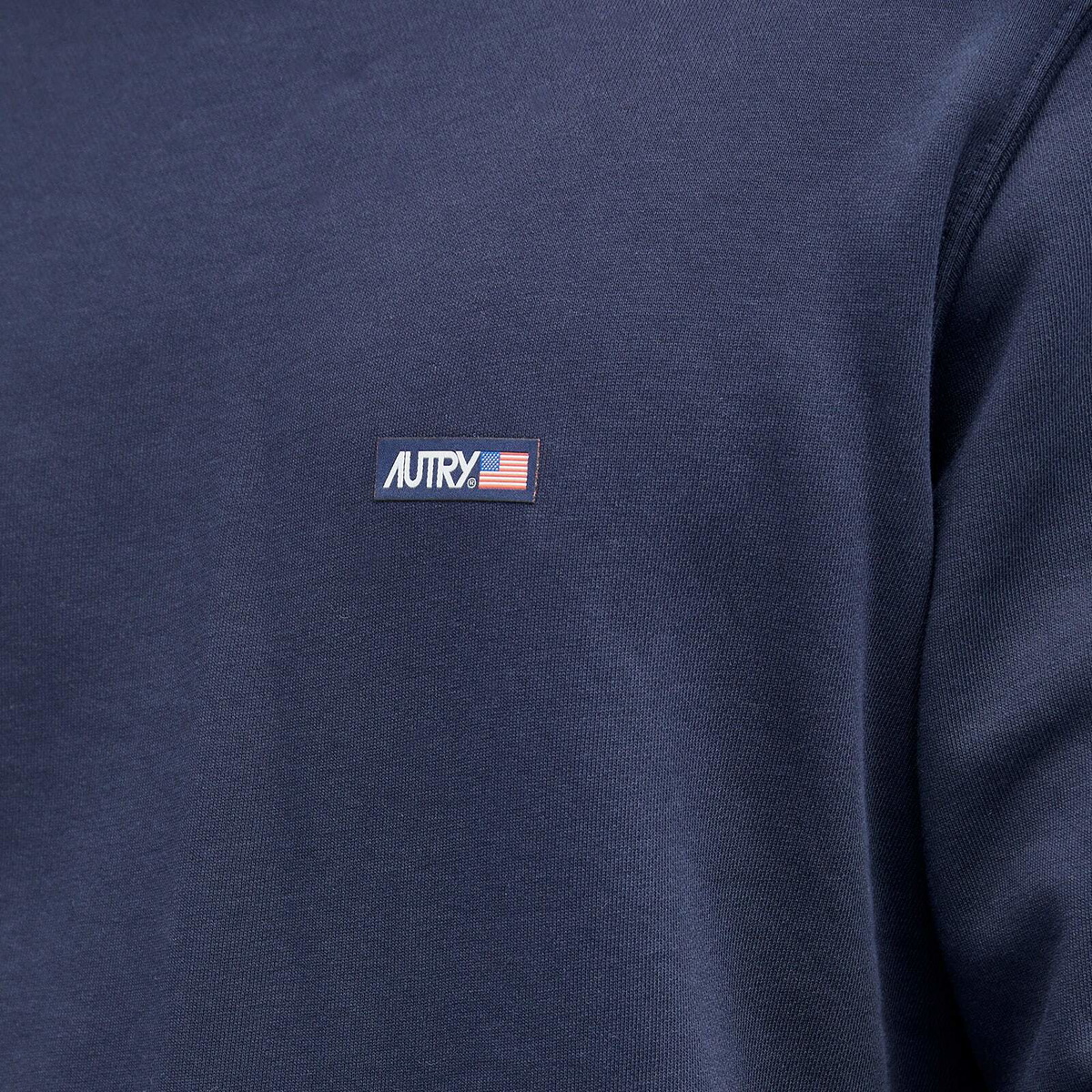 Autry Men's Flag Logo Crew Sweat in Blue