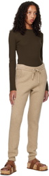 OTTI Beige Rib Lounge Pants