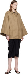 Dries Van Noten Beige Wide Sleeve Coat