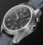 Bremont - Arrow Automatic Chronograph 42mm Stainless Steel and Sailcloth Watch - Black
