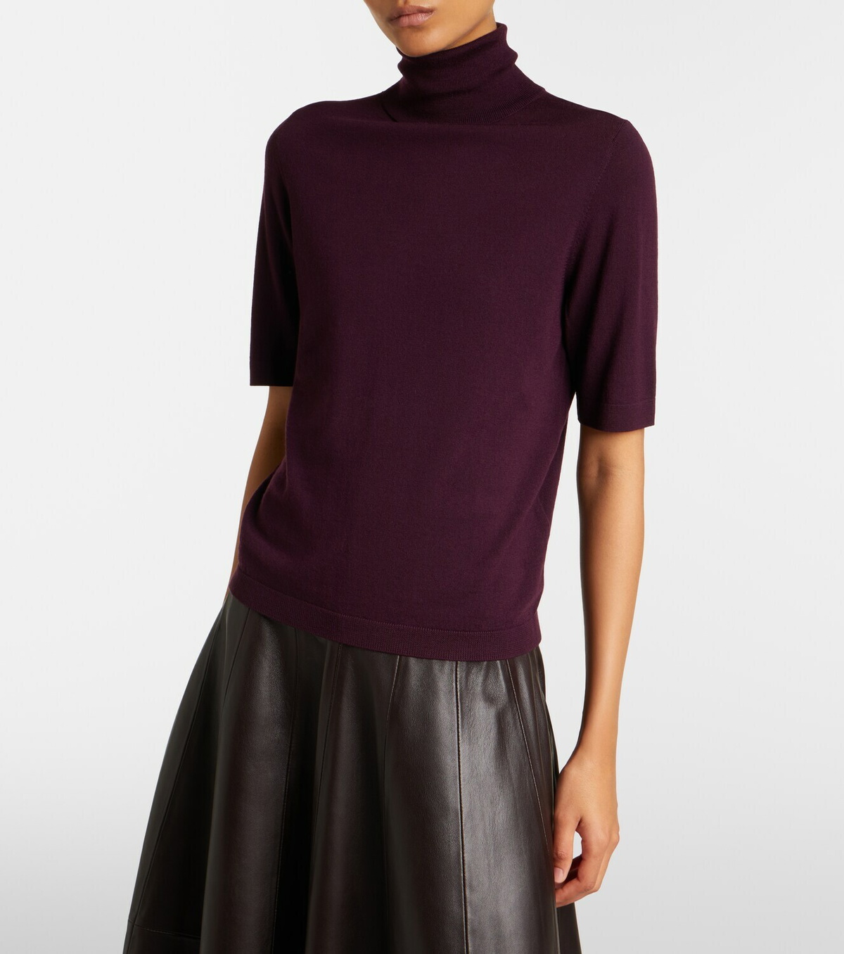 Jardin des Orangers Turtleneck virgin wool sweater