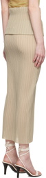 Ludovic de Saint Sernin Green Pleated Midi Skirt