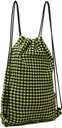 Wales Bonner Yellow & Brown adidas Originals Edition Crochet Backpack