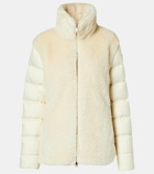 Moncler Oiron faux shearling down jacket
