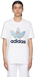 Noah White adidas Originals Edition Floral T-Shirt