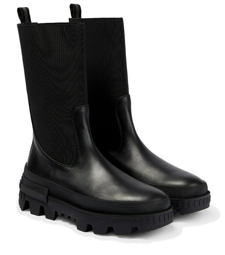 Photo: Moncler - Neue leather Chelsea boots