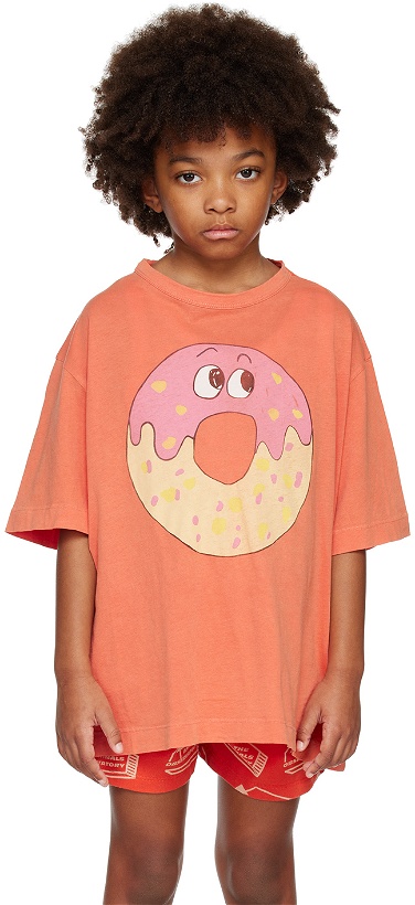 Photo: The Animals Observatory Kids Red Rooster Oversize T-Shirt