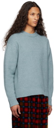 Acne Studios Blue Crewneck Sweater
