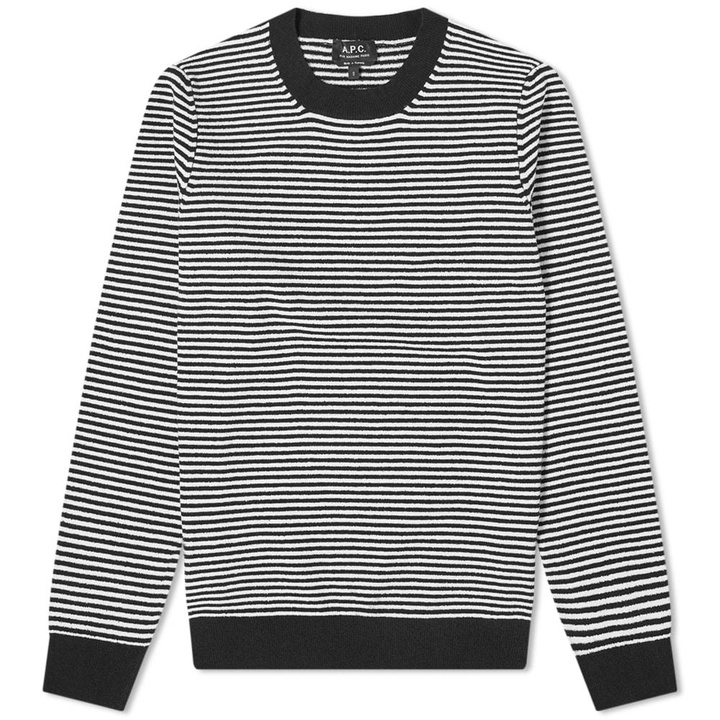 Photo: A.P.C. Patrick Stripe Crew Knit