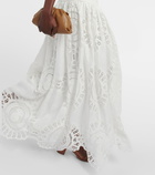 Zimmermann Vacay belted cotton lace maxi dress