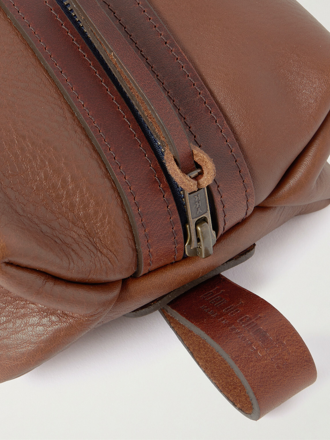 Bleu de Chauffe - Zazou Full-Grain Leather Wash Bag