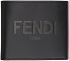 Fendi Black Logo Bifold Wallet