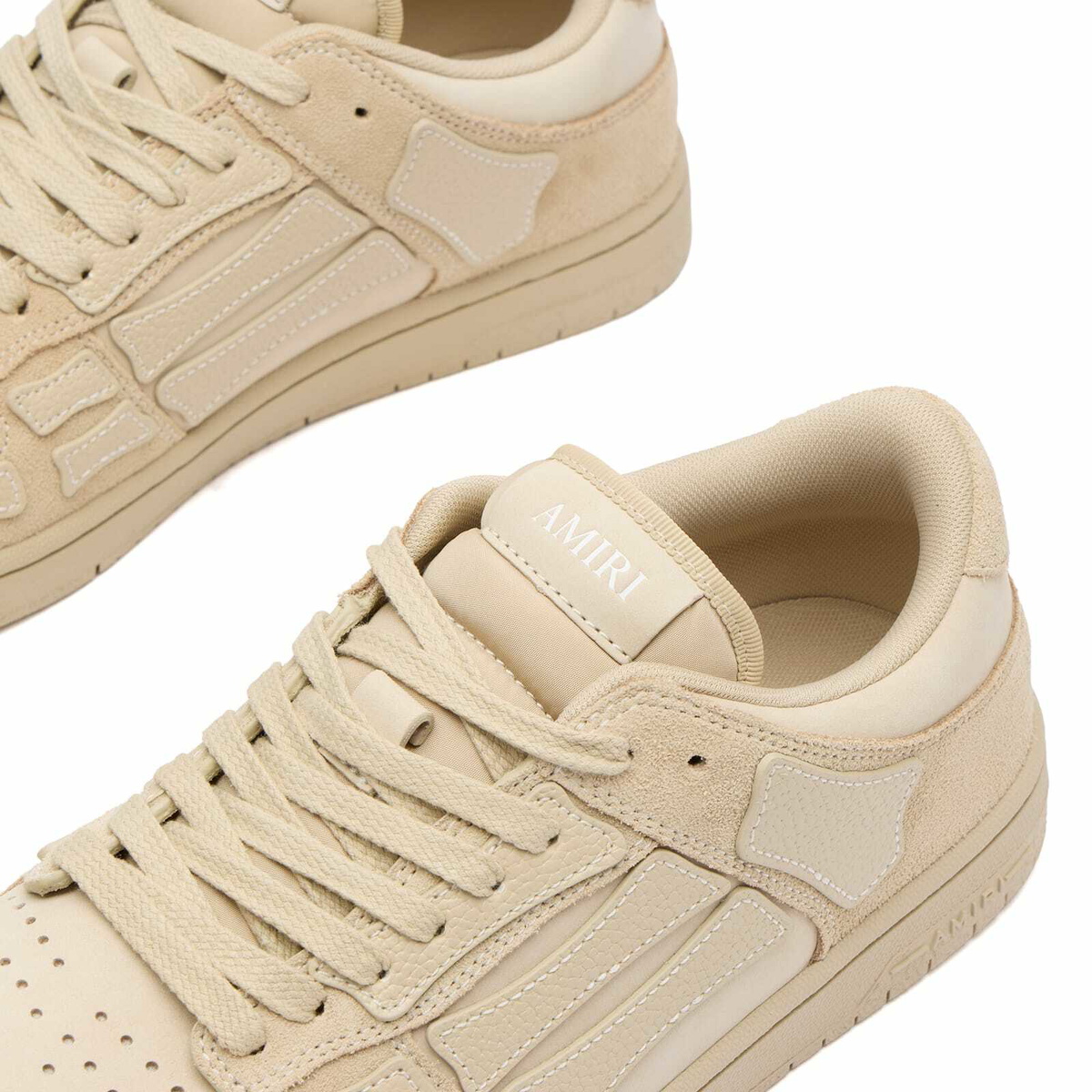 Amiri Men's Skel Low Top Sneaker in Alabaster