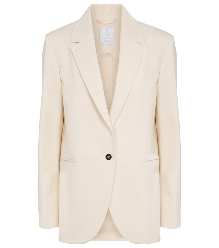 Photo: Deveaux New York - Tylynn cotton blazer