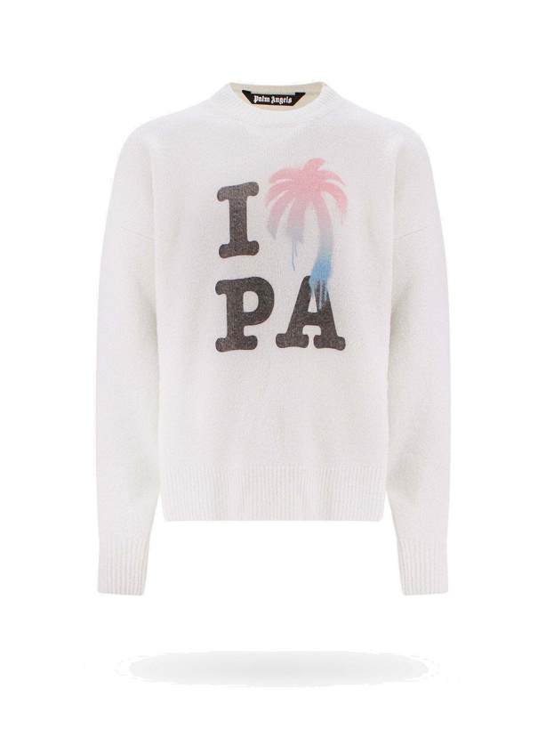 Photo: Palm Angels Sweater White   Mens
