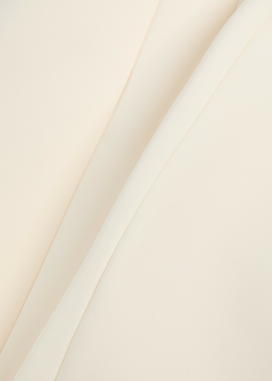 Roland Mouret Light Crepe Strap Mini Dress Cream