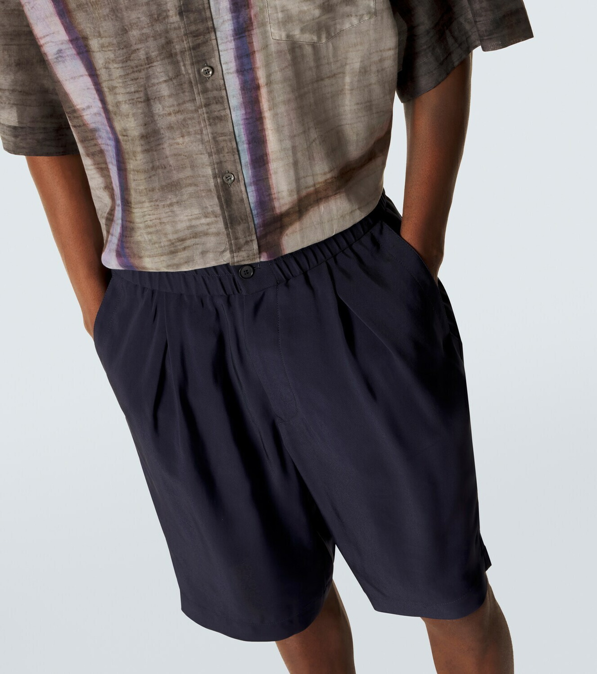 Giorgio Armani Natté Bermuda shorts