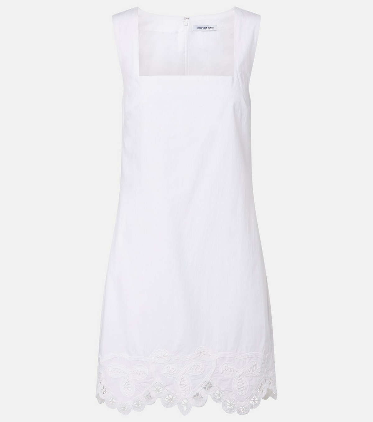 Veronica Beard Shanice embroidered cotton minidress