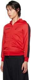 LU'U DAN Red CLOT Edition Zip Shrunken Hoodie