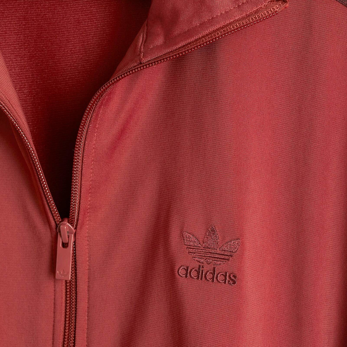 Adidas Firebird Track Top in Preloved Ruby