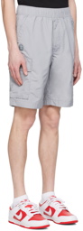 AAPE by A Bathing Ape Gray Drawstring Shorts