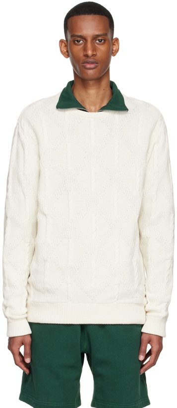 Photo: Palmes Off-White Organic Cotton Sweater