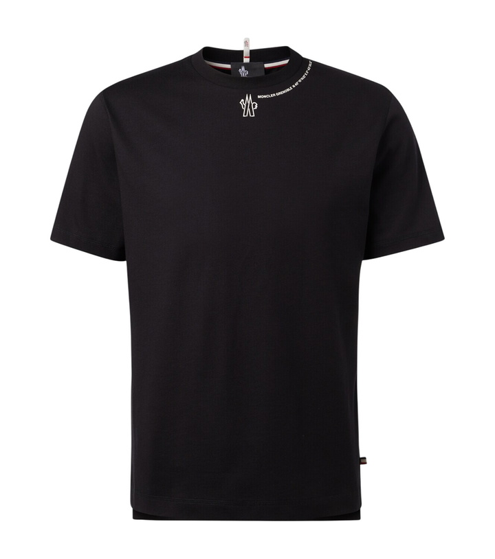 Photo: Moncler Grenoble Logo cotton jersey T-shirt