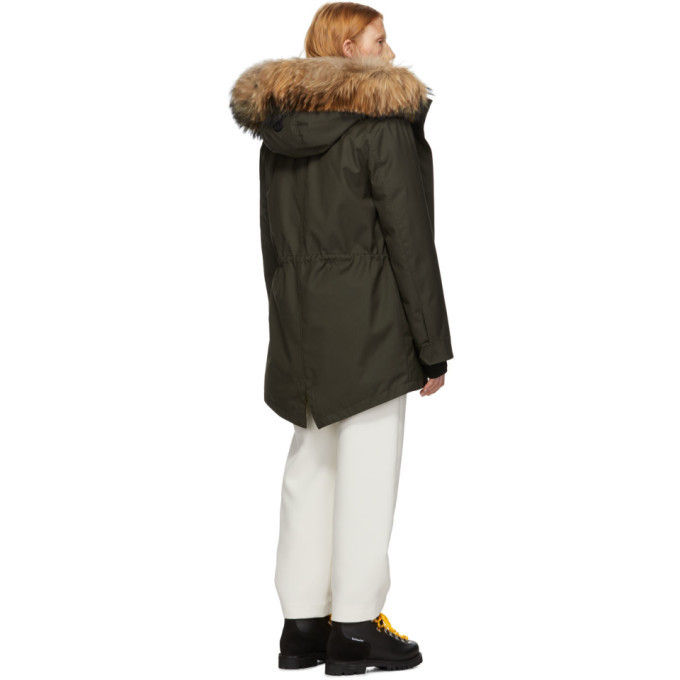 Mackage Green Down and Fur Chara Parka Mackage