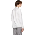 Z Zegna White Cotton and Silk Shirt