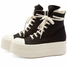 Rick Owens DRKSHDW Women's Mega Bumper Sneakers in Black