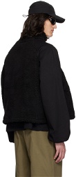 SPENCER BADU Black Asymmetric Jacket