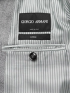 Giorgio Armani - Double-Breasted Silk and Cashmere-Blend Blazer - Gray
