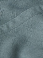 Remi Relief - D. Sax Cotton-Blend Jersey Hoodie - Blue