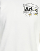 Aries Mens Sweatshirt in White