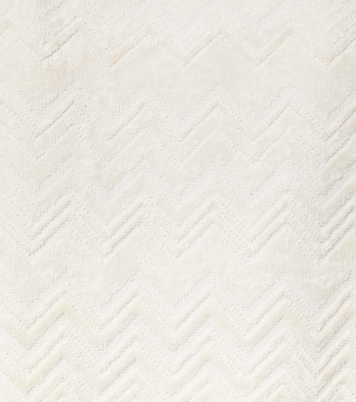 Missoni Chalk Zigzag cotton terry bathrobe